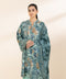 2 Piece - Printed Linen Suit